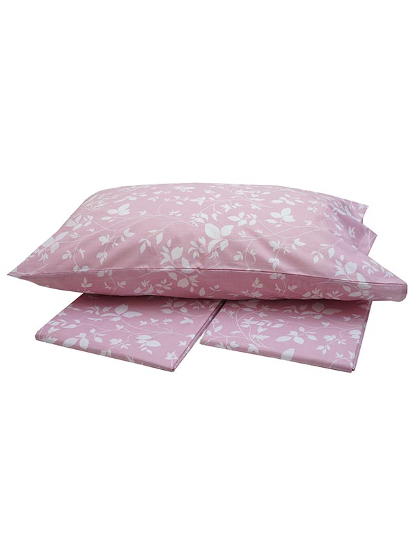 Παπλωματοθήκη Menta Εμπριμέ 040 Pink Μονή (170x250)