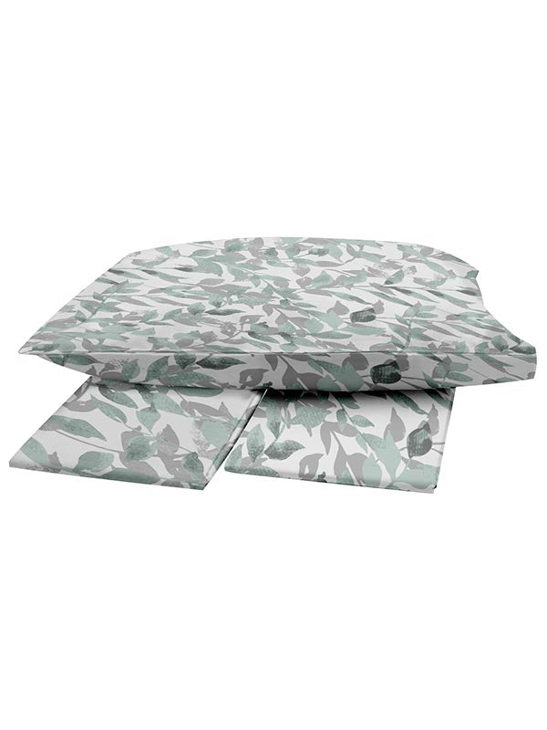 Παπλωματοθήκη Menta Εμπριμέ 050 Grey Υπέρδιπλη (230x250)