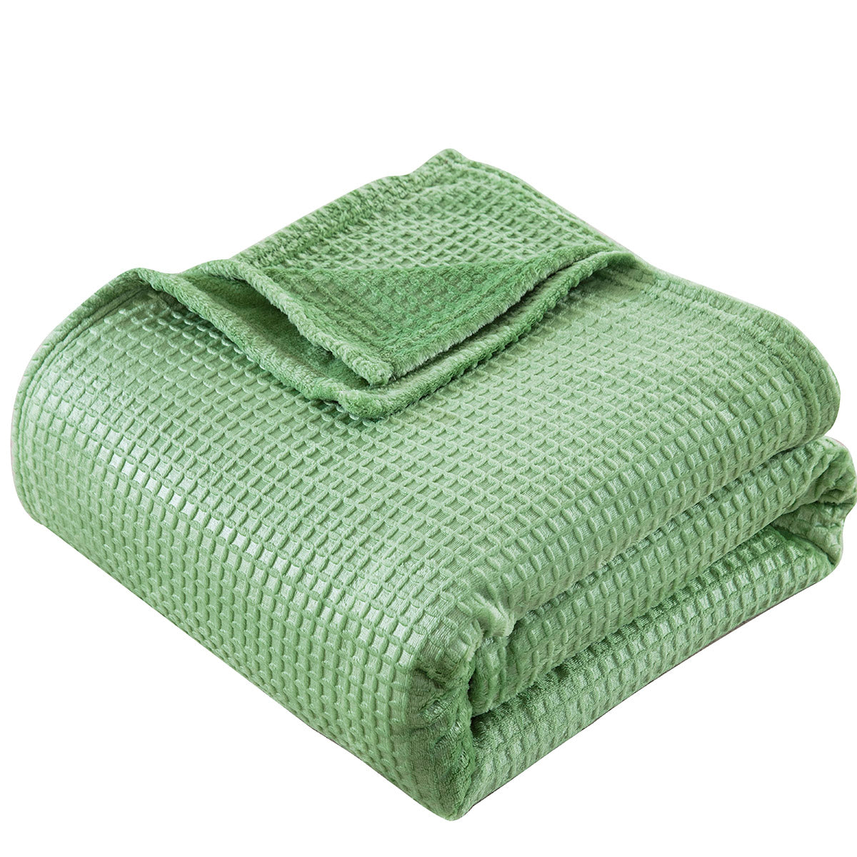Κουβέρτα μονόχρωμη μονή Fleece Art 11552 160x220 Πράσινο