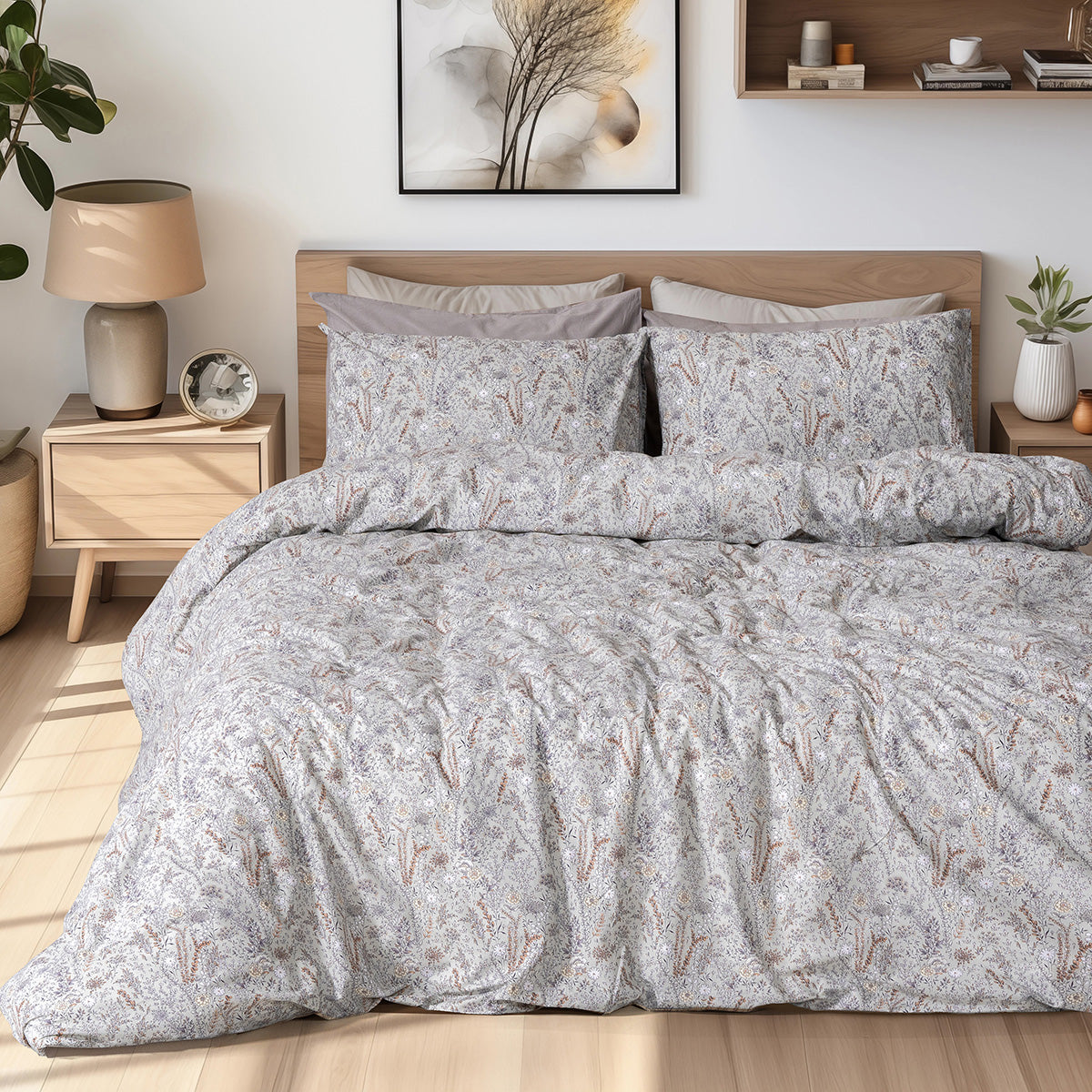 Σετ σεντόνια υπέρδιπλα με λάστιχο Rene Art 12255 170x200+30 Μέντα Μέντα / Υπέρδιπλο