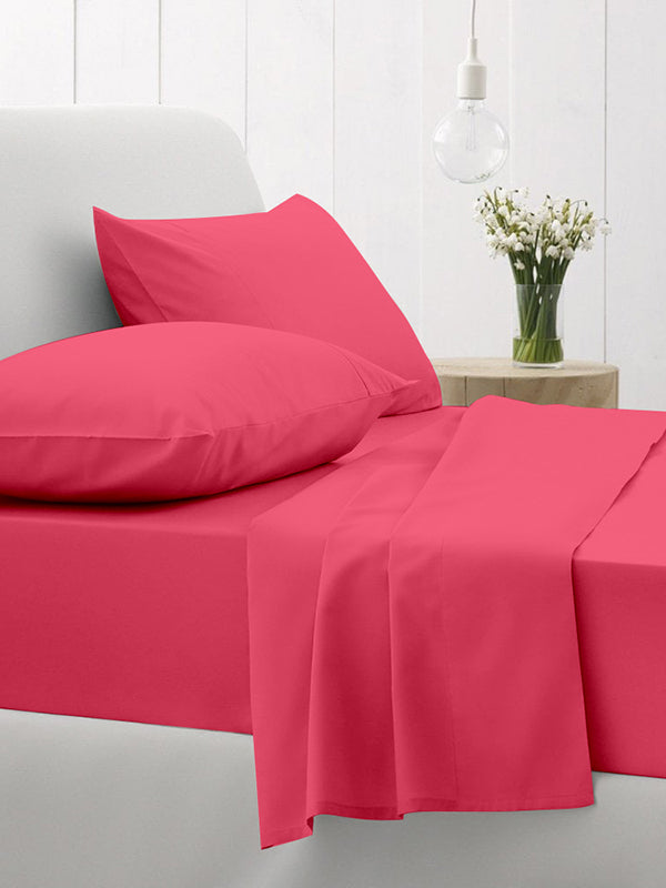 Κατωσέντονο Cotton Feelings με λάστιχο 112 Fuchsia Μονό (100x200+30)