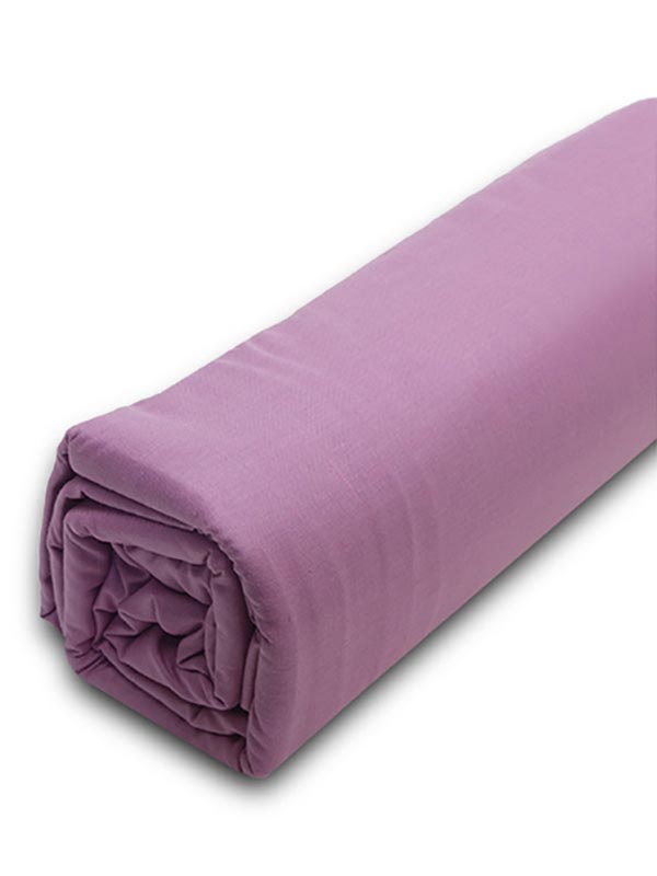 Κατωσέντονο Menta με λάστιχο 10 Mauve Ημίδιπλο (120x200+20)