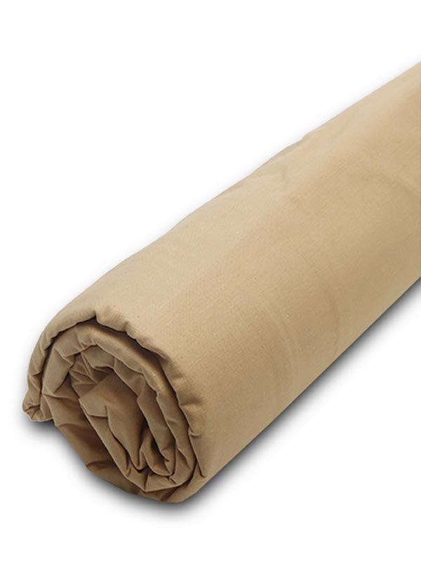 Κατωσέντονο Menta με λάστιχο 4 Beige Ημίδιπλο (120x200+20)