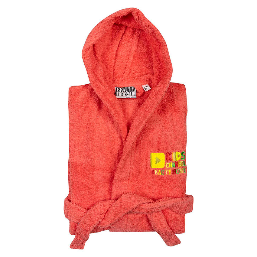 Teenage bathrobe Art 3268 6-8 years Coral