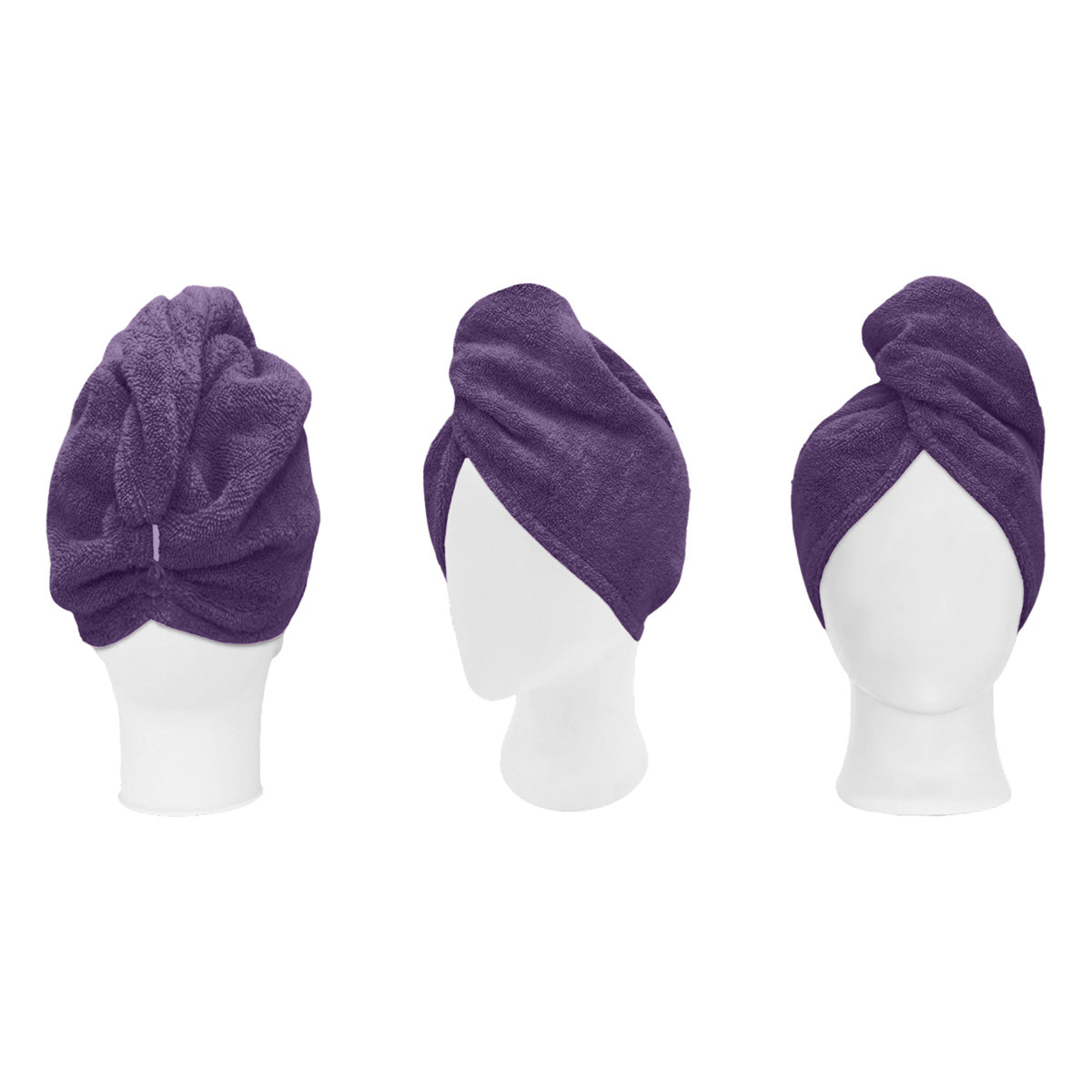 Πετσέτα μαλλιών Turban Art 3408 Μωβ