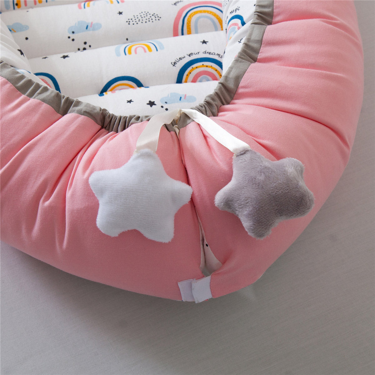 Bρεφική φωλιά με μαξιλάρι Art 5315 53x88 Ροζ