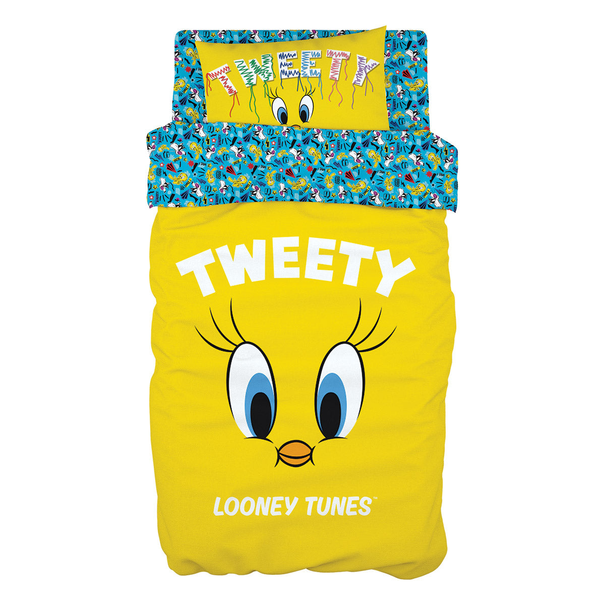 Μαξιλάρι με γέμιση Art 6191 Tweety 40x40 Κίτρινο Κίτρινο / 40x40