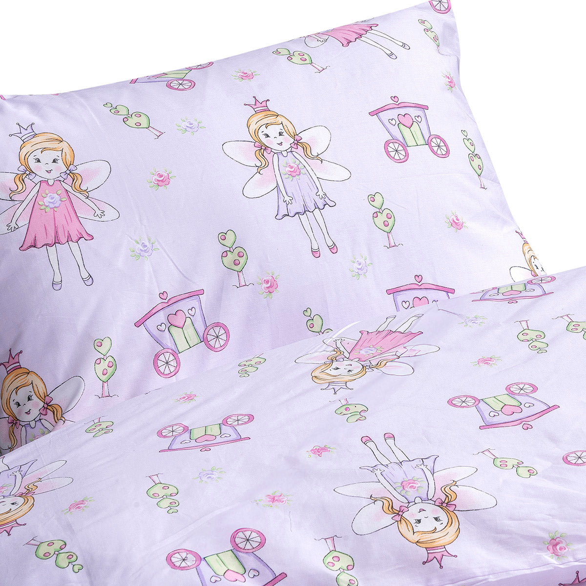 Σετ σεντόνια μονά με λάστιχο Mirabelle Art 6233 105x200+30 Λιλά