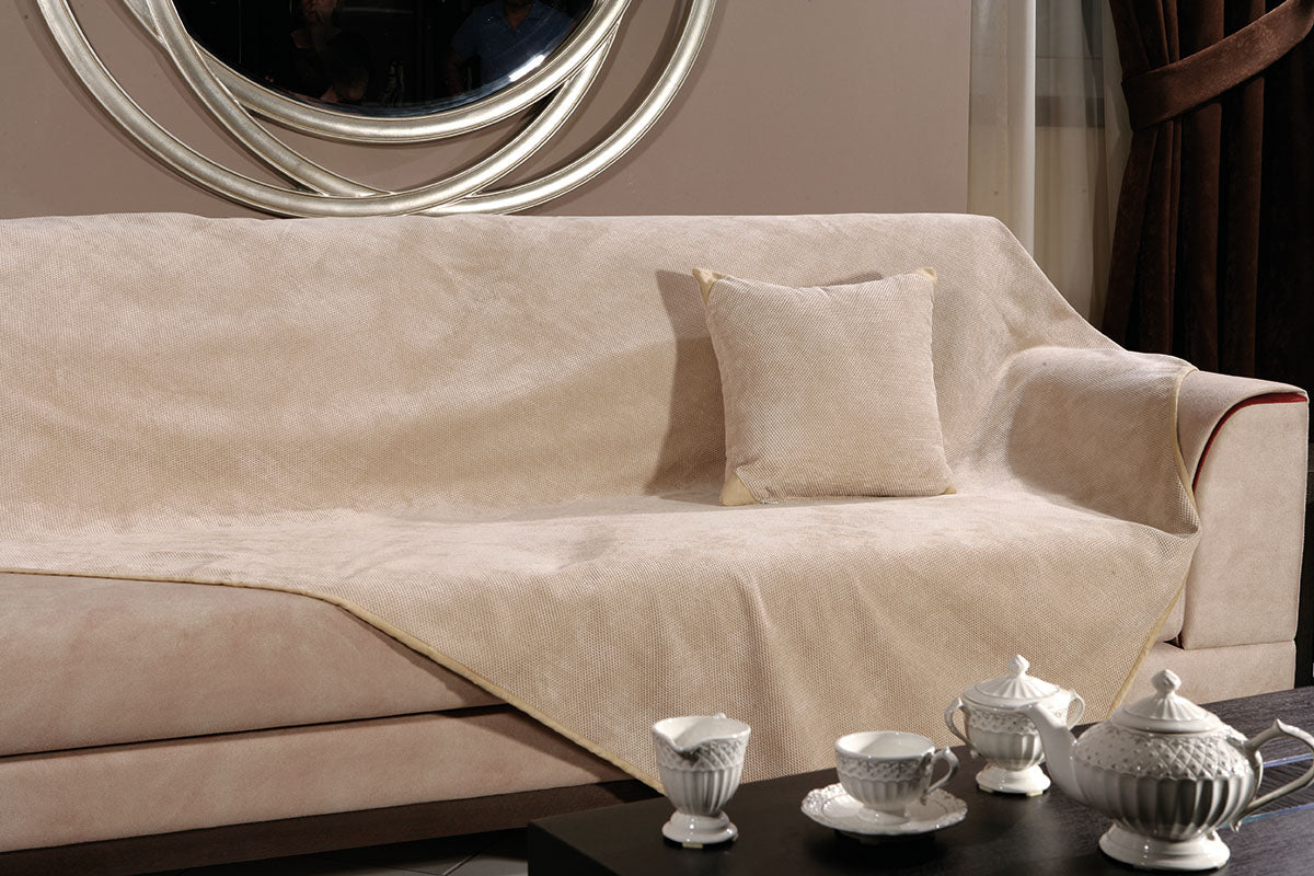 Ριχτάρι Τριθέσιο Chic 180x300 Art 8116  Τριθέσιο  Μπεζ Μπεζ / Τριθέσιο