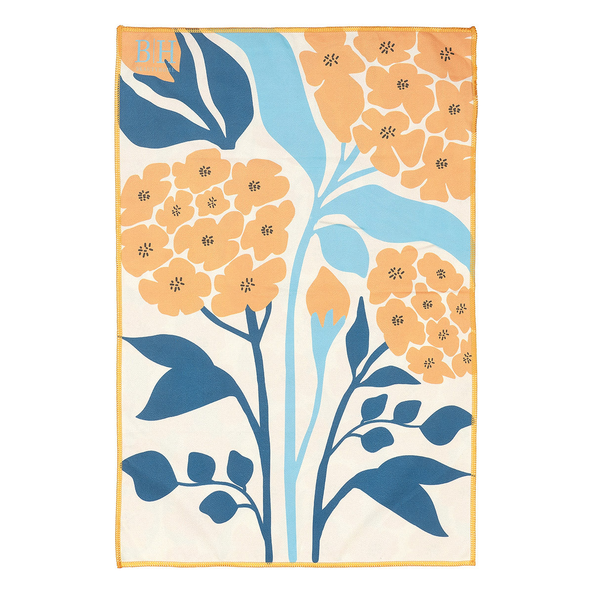 Πετσέτα κουζίνας διπλής όψης Microfiber Art 8658 40x60 Μπλε,Κίτρινο Μπλε,Κίτρινο / 40x60