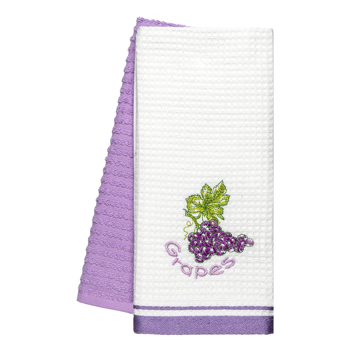 Ποτηρόπανα σετ 2τμχ Grapes Art 8801 40x60 Λιλά Λιλά / 40x60