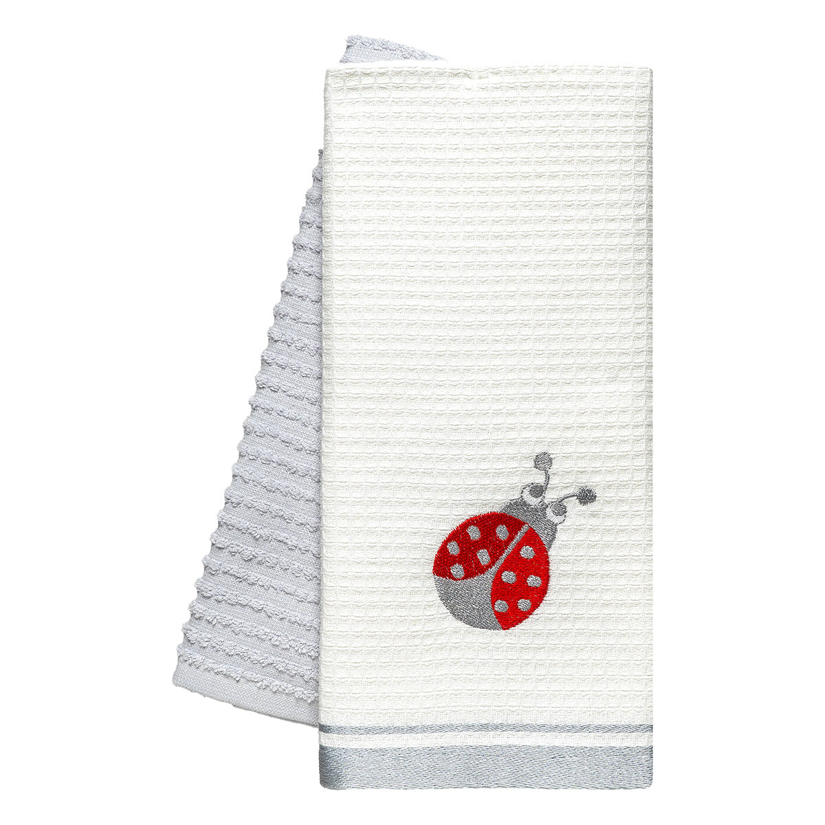 Ποτηρόπανα σετ 2τμχ Ladybug Art 8816 40x60 Γκρι Γκρι / 40x60