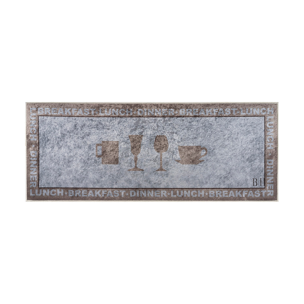 Πατάκι κουζίνας 9019 0.60x1.60  Γκρι,Μπεζ Γκρι,Μπεζ