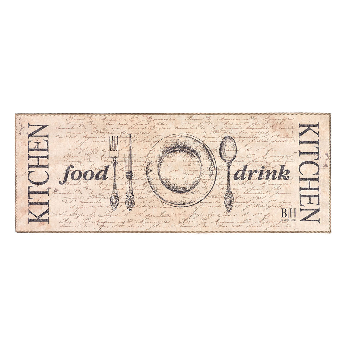 Kitchen mat 9022 0.60x1.60 Beige