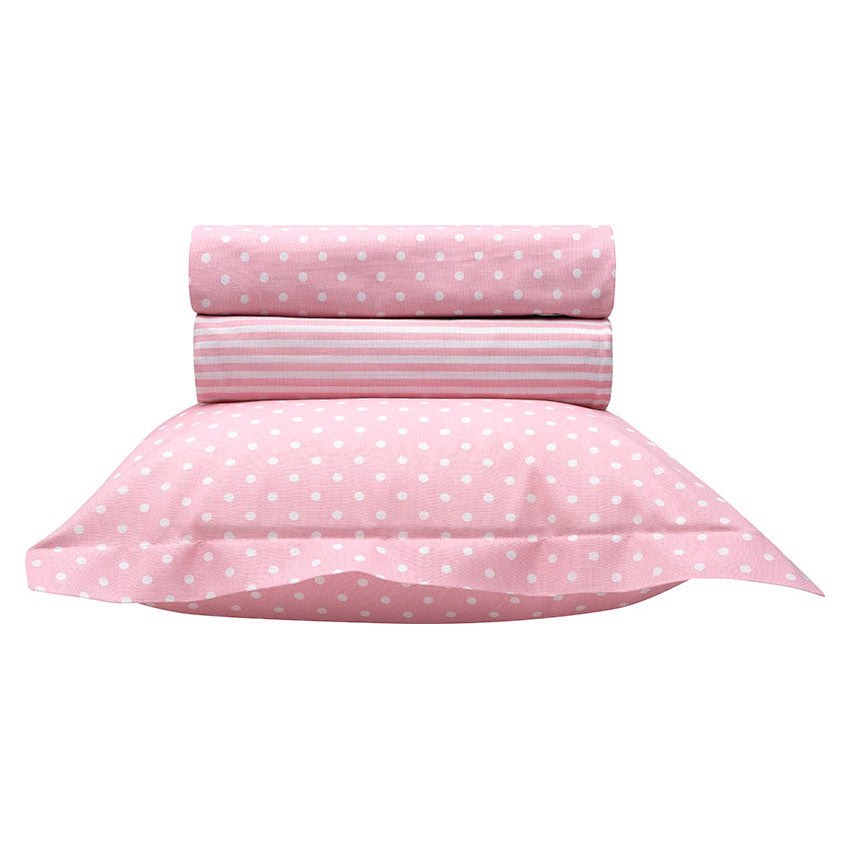 Σετ σεντόνια βρεφικά Art 5132Pink  120x170  Ροζ